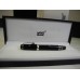 MONTBLANC BOHEME BLACK ONYX PLATINUM 14K GOLD Nib M Fountain Pen FULL SET NEW