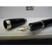 MONTBLANC BOHEME BLACK ONYX PLATINUM 14K GOLD Nib M Fountain Pen FULL SET NEW
