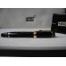 MONTBLANC BOHEME ROUGE RUBY 14K GOLD F nib FOUNTAIN PEN NEVER INKED + INK SET