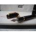 MONTBLANC BOHEME ROUGE RUBY 14K GOLD F nib FOUNTAIN PEN NEVER INKED + INK SET