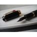 MONTBLANC BOHEME ROUGE RUBY 14K GOLD F nib FOUNTAIN PEN NEVER INKED + INK SET