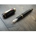 MONTBLANC BOHEME RETRACTABLE ROUGE RUBY Stone 14K GOLD Fountain Pen FULL SET NEW