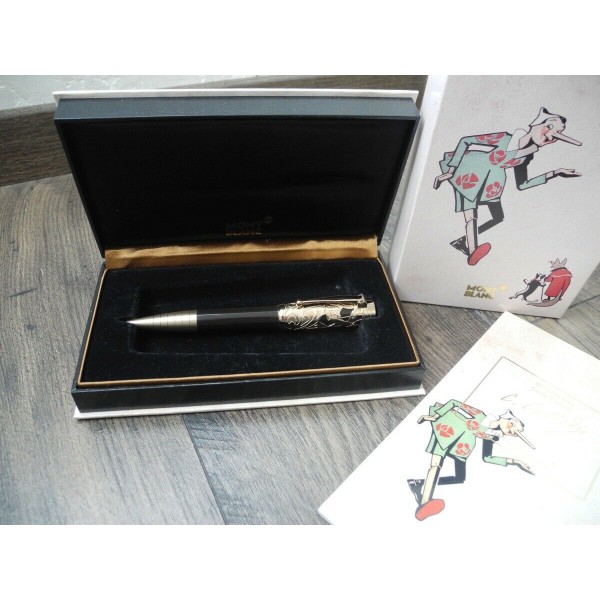 MONTBLANC CARLO COLLODI PINOCCHIO WRITERS LIMITED EDITION BALLPOINT PEN SET NEW
