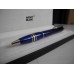 MONTBLANC STARWALKER COOL BLUE PLATINUM BALLPOINT PEN