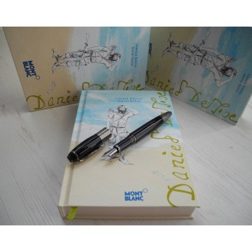 MONTBLANC DANIEL DEFOE LIMITED WRITERS EDITION 2014 FOUNTAIN PEN FULL SET NEW