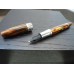 MONTEGRAPPA EXTRA 1930 BROWN TORTOISESHELL SILVER 18K GOLD M FOUNTAIN PEN SET