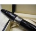 MONTEGRAPPA EXTRA 1930 BLACK WHITE CELLULOID SILVER Ag925 ROLLERBALL PEN NEW SET