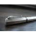 MONTEGRAPPA PRIVILEGE  DECO  LARGE SILVER Ag925 PEARL GREY RESIN ROLLERBALL PEN