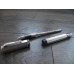 MONTEGRAPPA PRIVILEGE  DECO  LARGE SILVER Ag925 PEARL GREY RESIN ROLLERBALL PEN