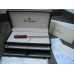 MONTEGRAPPA Z300 STERLING SILVER RED MARBLE ROLLERBALL PEN