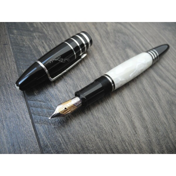 MONTBLANC Writers LIMITED EDITION F.Scott Fitzgerald 18K GOLD M FOUNTAIN PEN NOS