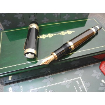 MONTBLANC PATRON OF ART FRANCOIS I 4810 LIMITED EDIT 18K GOLD F FOUNTAIN PEN NEW
