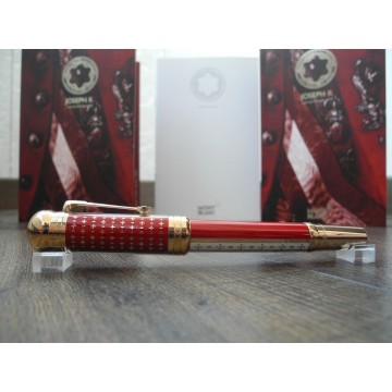 MONTBLANC JOSEPH II PATRON OF ART 4810 LIMITED EDITION 18K GOLD EF FOUNTAIN PEN