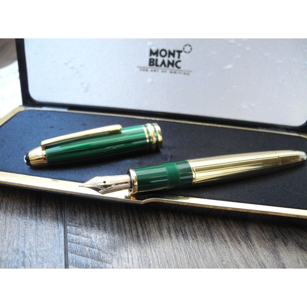 MONTBLANC Meisterstuck SOLITAIRE CZAR Nikolai I TSAR 18K GOLD SILVER 146 LeGrand FOUNTAIN PEN