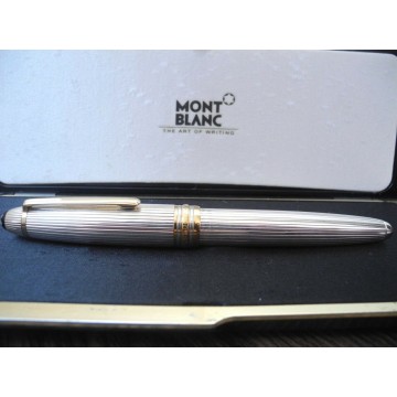 MONTBLANC SOLITAIRE SILVER FADEN Guilloche 162 LeGrand ROLLERBALL PEN