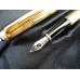 MONTBLANC SOLITAIRE GOLD VERMEIL Solid Faden-Guilloche SILVER 925 FOUNTAIN PEN