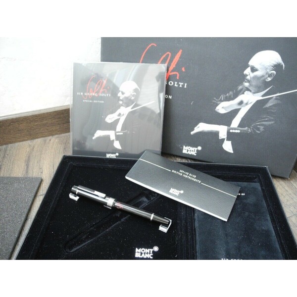 MONTBLANC SIR GEORG SOLTI DONATION Special Edition 2005 FOUNTAIN PEN SET NEW