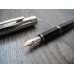 MONTBLANC MEISTERSTUCK SOLITAIRE DOUE 144 Stainless Steel 18K GOLD M nib FOUNTAIN PEN