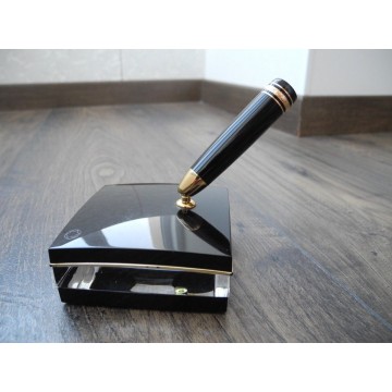 MONTBLANC Meisterstuck LEGRAND 146 Le Grand 147 GOLD BLACK FOUNTAIN PEN STAND
