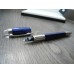 MONTBLANC STARWALKER COOL BLUE PLATINUM 14K GOLD M nib FOUNTAIN PEN