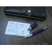 MONTBLANC STARWALKER COOL BLUE PLATINUM 14K GOLD M nib FOUNTAIN PEN