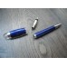 MONTBLANC STARWALKER COOL BLUE PLATINUM 14K GOLD M nib FOUNTAIN PEN