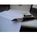 MONTBLANC STARWALKER DOUE GUILLOCHE PLATINUM 14K GOLD F NIB FOUNTAIN PEN