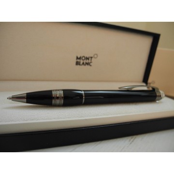 MONTBLANC STARWALKER MIDNIGHT BLACK PLATINUM BALLPOINT PEN NEW SET