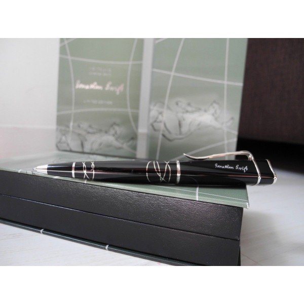 MONTBLANC JONATHAN SWIFT WRITERS EDITION LIMITED BALLPOINT PEN SET BOX PAPER