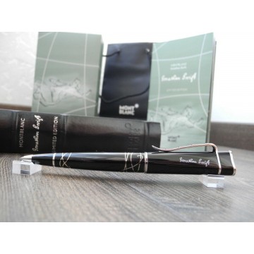 MONTBLANC JONATHAN SWIFT WRITERS EDITION LIMITED BALLPOINT PEN SET BOX PAPER