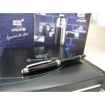 MONTBLANC MEISTERSTUCK SIGNATURE FOR GOOD UNICEF PLATINUM ROLLERBALL PEN 109354 NEW