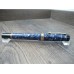 PARKER DUOFOLD 1888-1988 CENTENNIAL BLUE MARBLE 18K GOLD F nib FOUNTAIN PEN