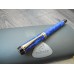 PARKER DUOFOLD INTERNATIONAL Lapis Lazuli GT 18K GOLD X nib FOUNTAIN PEN SET NEW