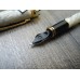 PARKER DUOFOLD CENTENNIAL BLACK & PEARL 18K GOLD F nib FOUNTAIN PEN NEW SET
