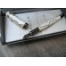 PARKER DUOFOLD INTERNATIONAL BLACK & PEARL 18K GOLD F nib FOUNTAIN PEN BOX