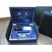 PARKER DUOFOLD TRUE BLUE LIMITED EDITION 18K GOLD M nib FOUNTAIN PEN SET NEW NOS