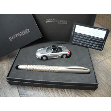 PORSCHE DESIGN TEC FLEX P'3110 GOLD SS FABER-CASTELL Collector’s ROLLERBALL PEN