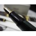PELIKAN SOUVERAN M1000 BLACK&GREEN 18K GOLD B NIB FOUNTAIN PEN