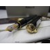 PELIKAN SOUVERAN M1000 BLACK&GREEN 18K GOLD B NIB FOUNTAIN PEN