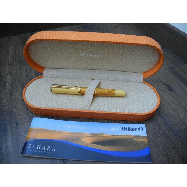 PELIKAN SAHARA SPECIAL EDITION PHENOMENON R640 OLD LOGO ROLLERBALL PEN NEW SET