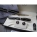 VISCONTI DIVINA BLACK MIDI Midsize Rollerball PEN + CUFFLINKS SET NEW