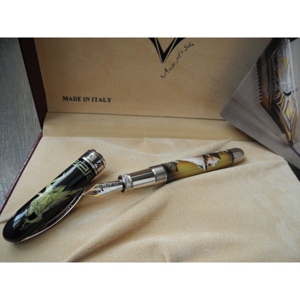 VISCONTI MAZZI 2005 Greek Myths & Heroes LIMITED EDITION GOLD F NIB FOUNTAIN PEN