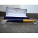 WATERMAN EDSON SAPPHIRE BLUE 23K GOLD BALLPOINT PEN DISPLAY SET NEW CONDITION