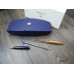 WATERMAN EDSON SAPPHIRE BLUE 23K GOLD BALLPOINT PEN