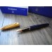 WATERMAN EDSON SAPPHIRE BLUE 18K 750 GOLD F nib FOUNTAIN PEN MINT