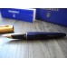 WATERMAN EDSON SAPPHIRE BLUE 18K 750 GOLD F nib FOUNTAIN PEN MINT