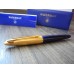 WATERMAN EDSON SAPPHIRE BLUE 18K 750 GOLD F nib FOUNTAIN PEN MINT