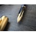 WATERMAN EDSON SAPPHIRE BLUE 18K GOLD F NIB FOUNTAIN PEN FULL SET MINT