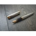 WATERMAN L'Etalon STERLING SILVER 18K GOLD EF ExtraFine NIB FOUNTAIN PEN