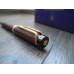WATERMAN LIAISON BROWN EBONITE WOOD LeMan 18K GOLD F nib FOUNTAIN PEN FULL SET